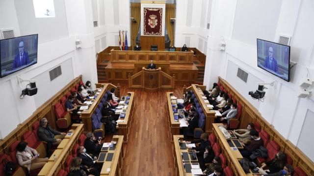 Acto en las Cortes de Castilla-La Mancha. Foto: Cortes CLM