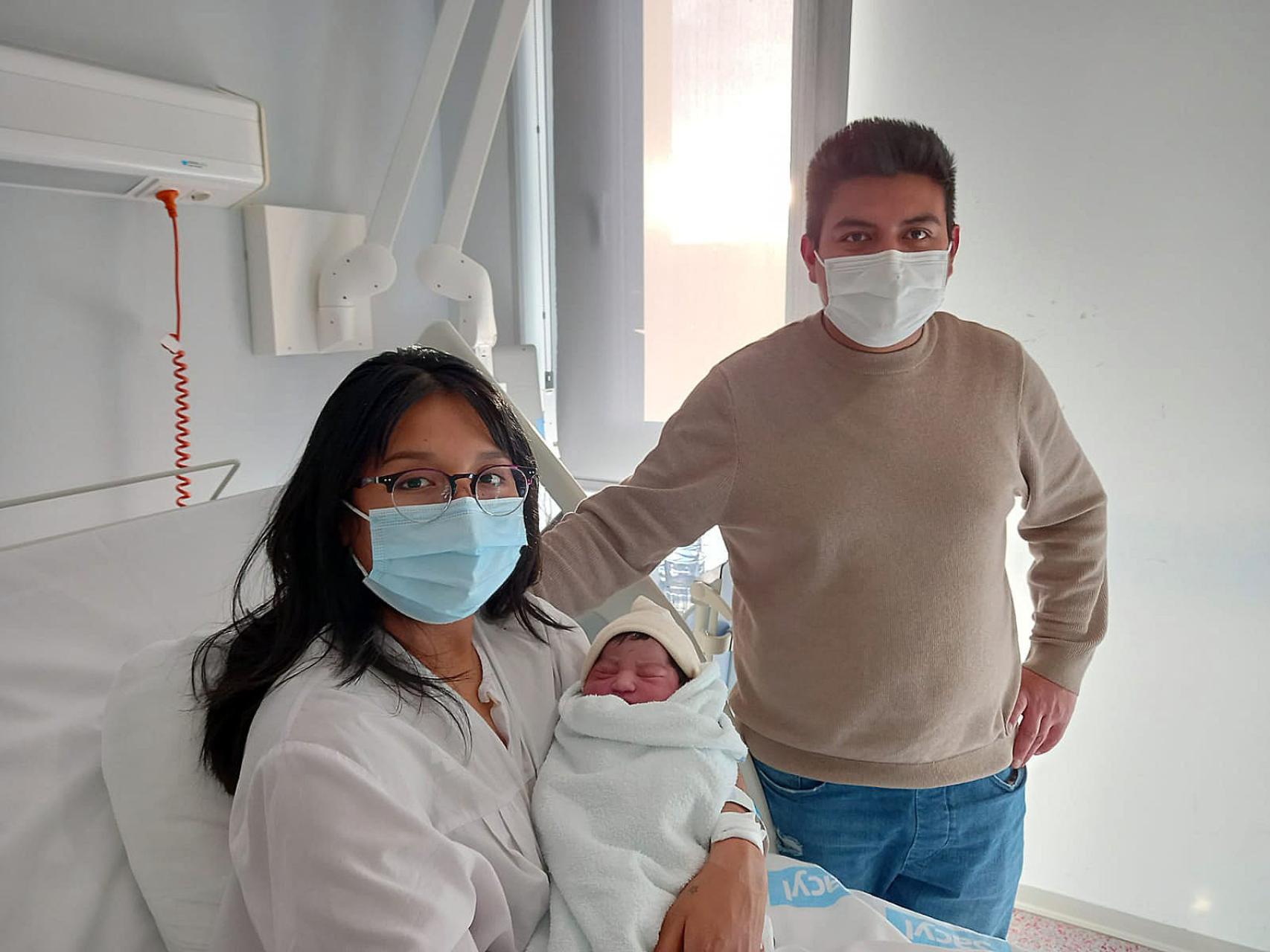 Camila Logro Trujillo, la primera bebe nacida en la provincia de Soria en 2022