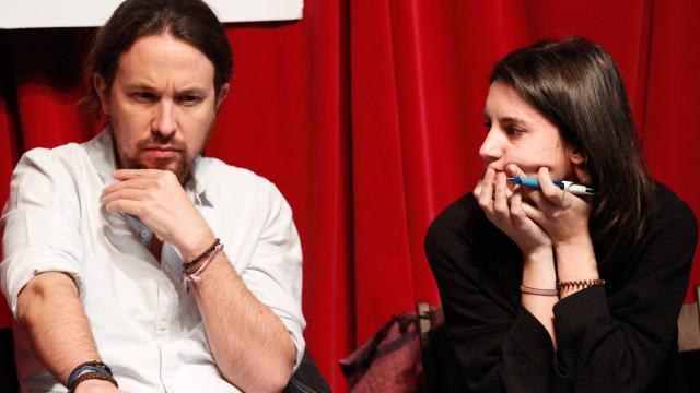 Irene Montero y Pablo Iglesias en una imagen de febrero de 2018.