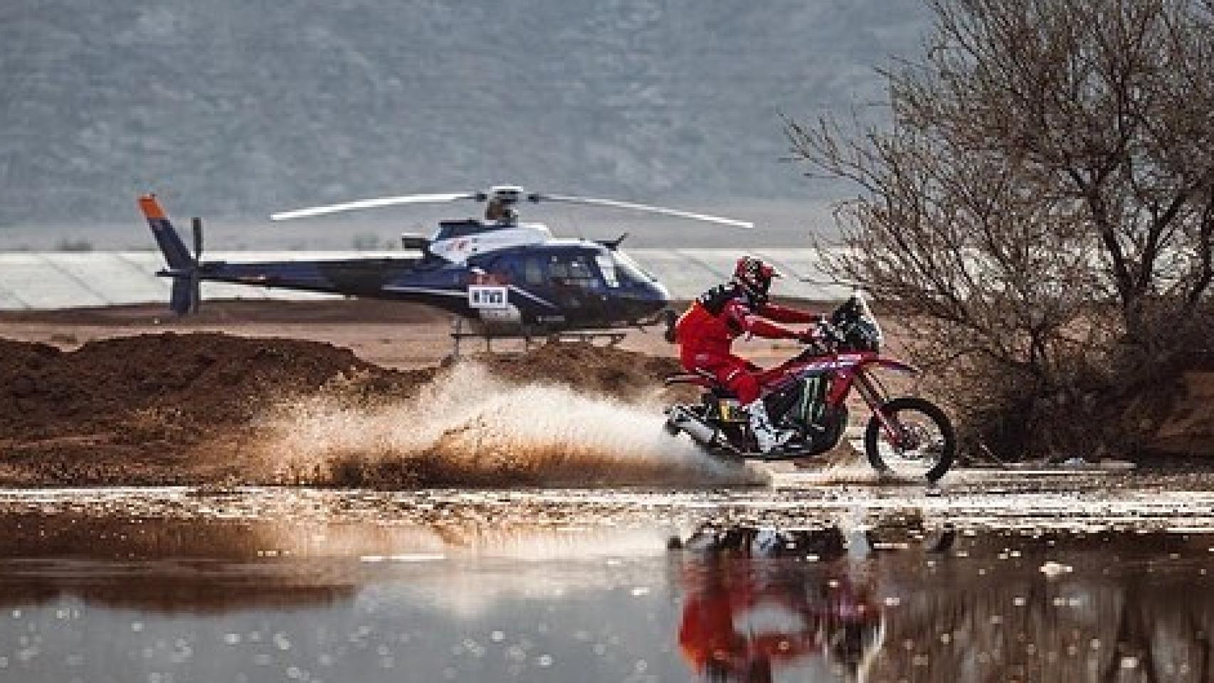 Joan Barreda en la etapa 1 del Rally Dakar 2022