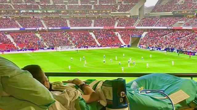 Miguel, el aficionado del Betis que seguía al equipo a pesar de su enfermedad