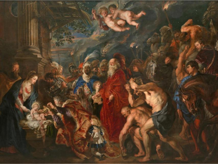 Rubens: 'Adoración de los Reyes Magos', 1609