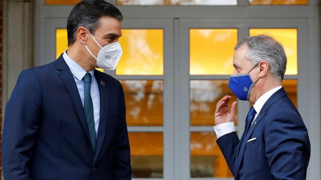 El presidente Pedro Sánchez y el lehendakari Íñigo Urkullu, en una imagen de archivo.