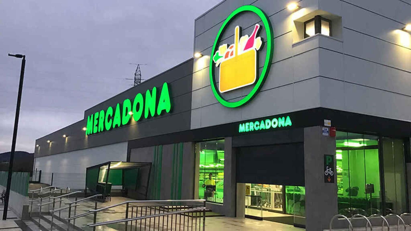 Fachada de un centro de Mercadona.