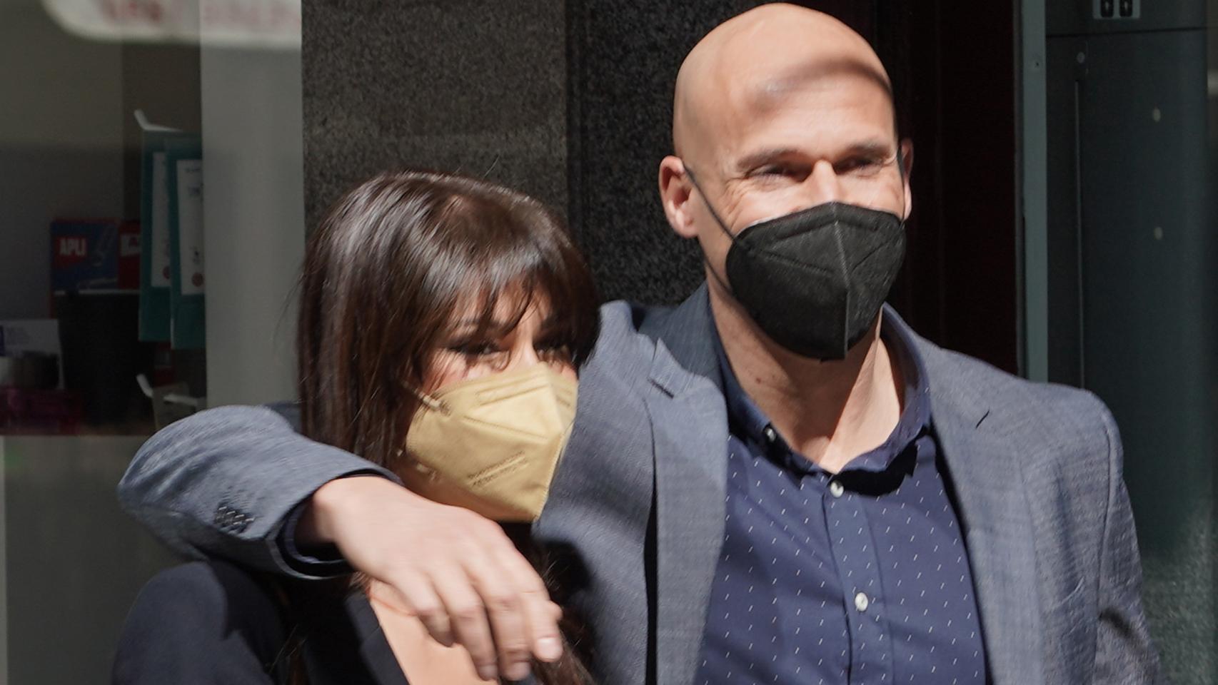 Sonia Ferrer y Sergio Fontecha en las calles de Madrid.