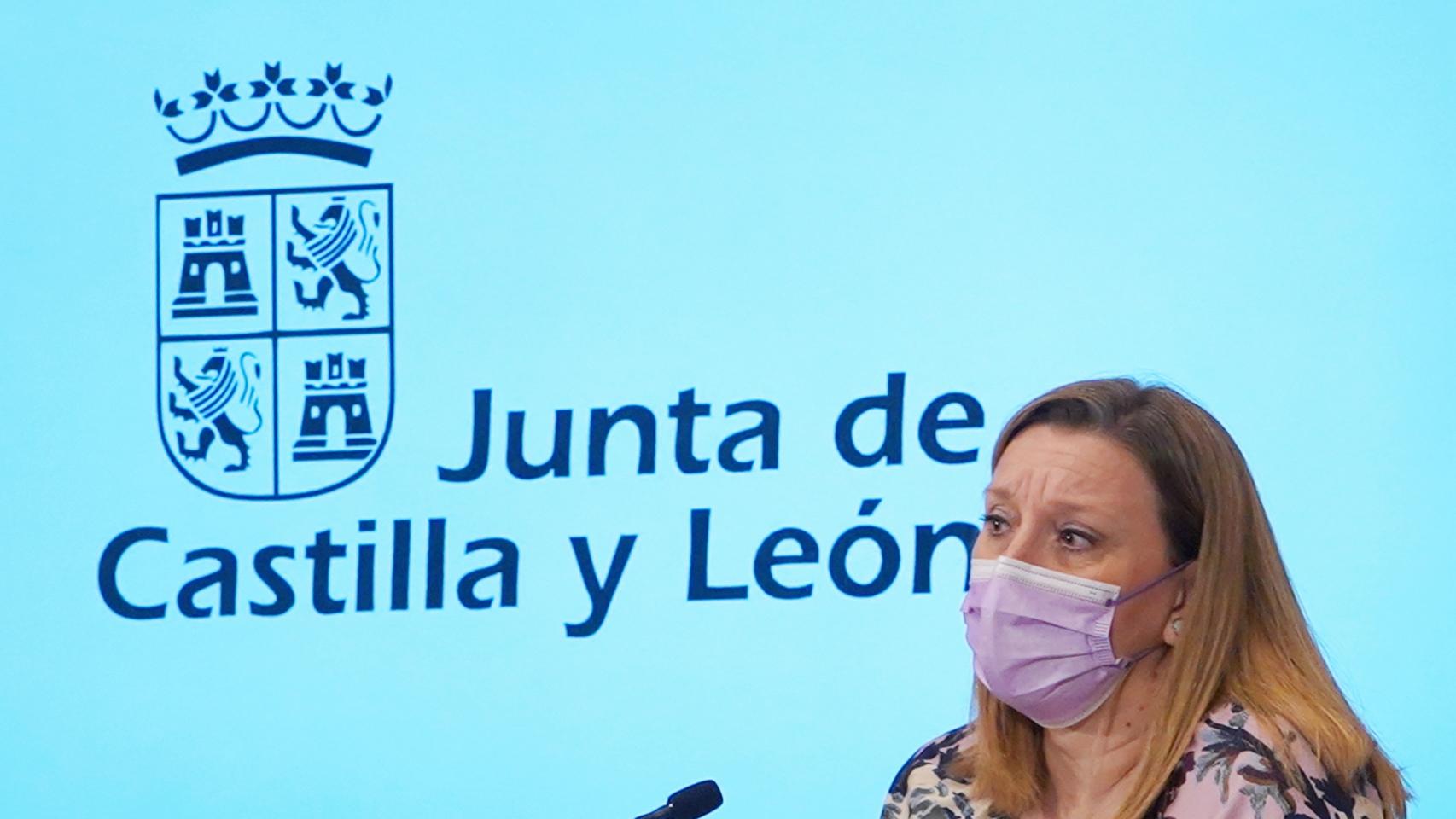 Isabel Blanco, consejera de Familia e Igualdad de Oportunidades, comparece en rueda de prensa posterior al Consejo de Gobierno.