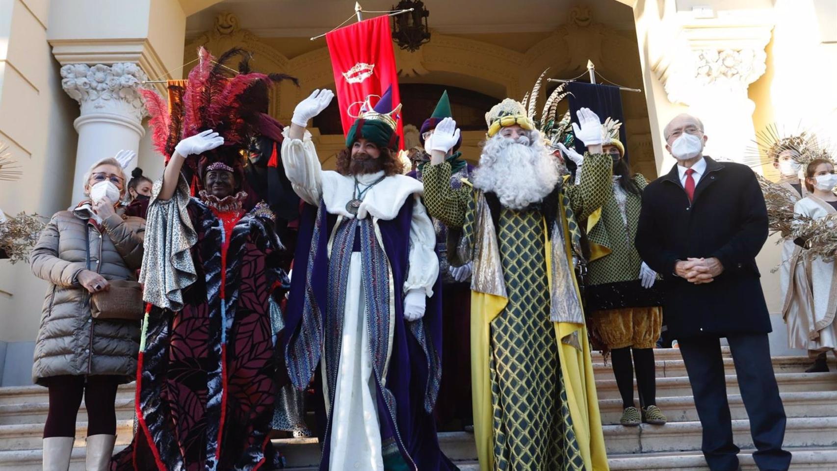 Imagen de archivo de los Reyes Magos de Málaga.