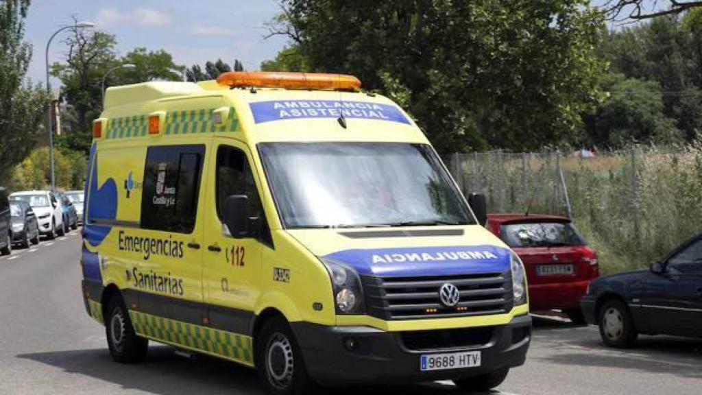 Imagen de archivo de una ambulancia del Sacvl