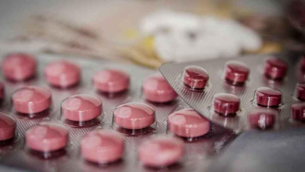 Un blíster con pastillas.