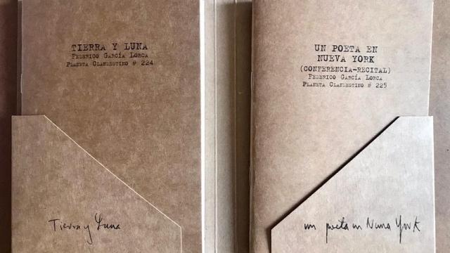 La edición de 'Tierra y luna +  Un poeta en Nueva York (conferencia-recital)'. Foto: Fundación San Millán de la Cogolla y Ediciones del 4 de Agosto