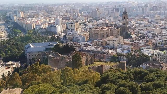 Vista de la ciudad de Málaga.