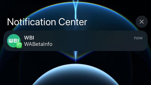 Notificación de WhatsApp