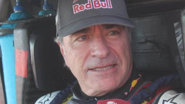 Carlos Sainz en el Rally Dakar 2022