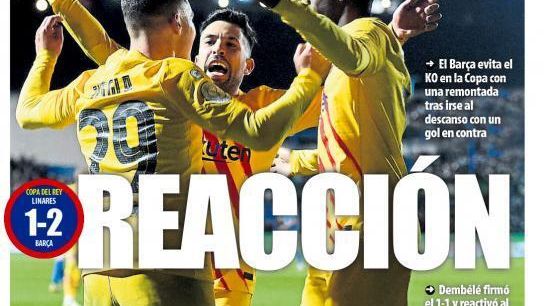 La portada del diario Mundo Deportivo (06/01/2022)