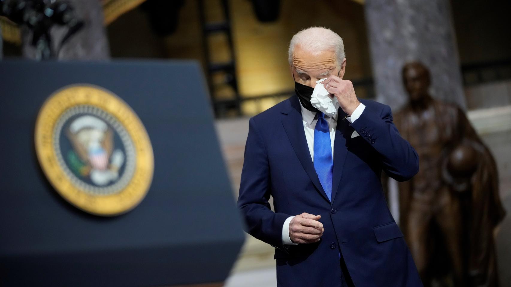 El presidente de EEUU, Joe Biden, este jueves.