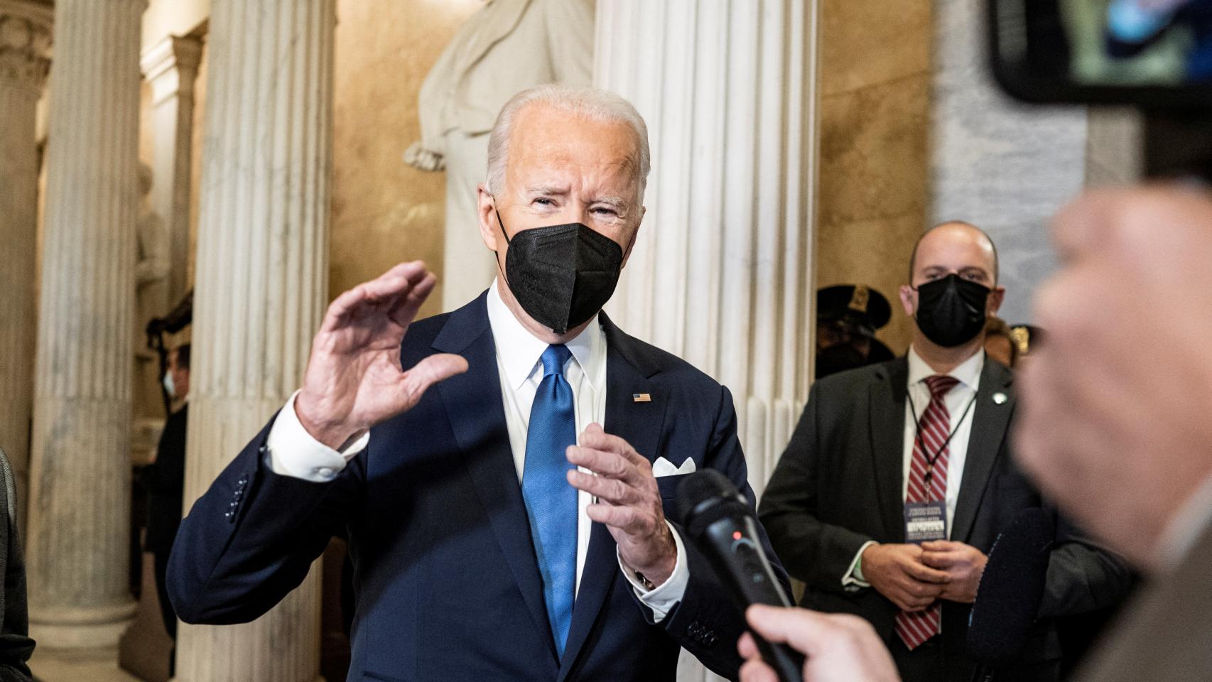 El presidente de EEUU, Joe Biden, este jueves.