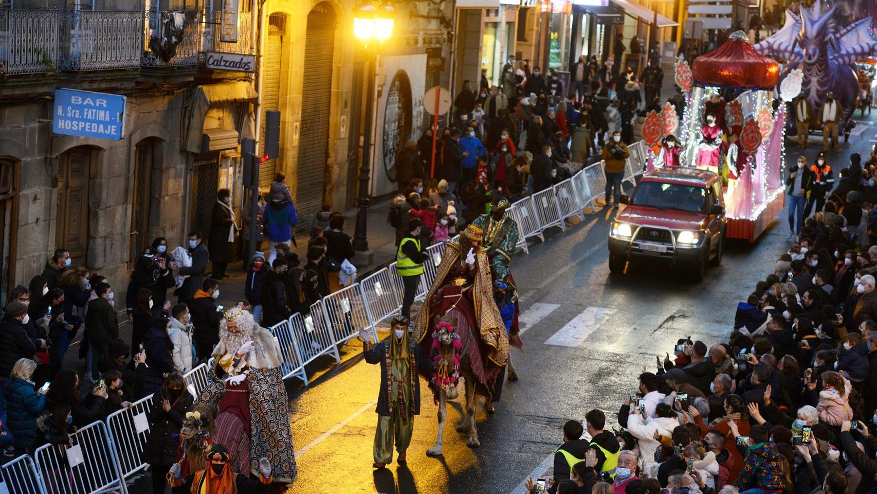 Cabalgata de Ourense 2021.