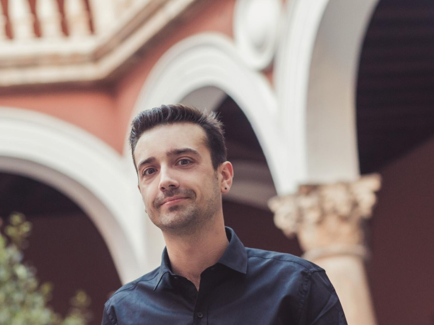 El escritor vallisoletano, Víctor M. del Pozo