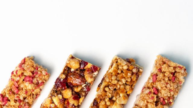 Unas barritas energéticas listas para ser devoradas.