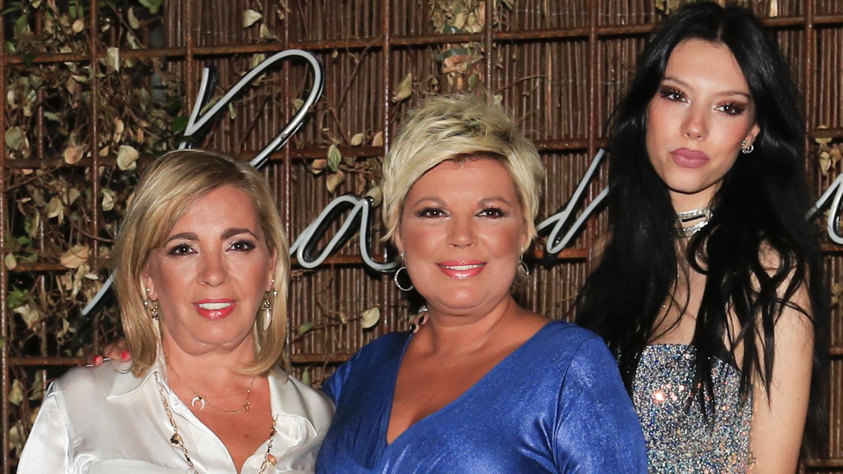 Carmen Borrego, Terelu Campos y Alejandra Rubio en una imagen de archivo.