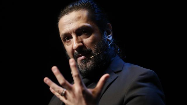 Rafael Amargo en uno de los ensayos de 'Yerma'.