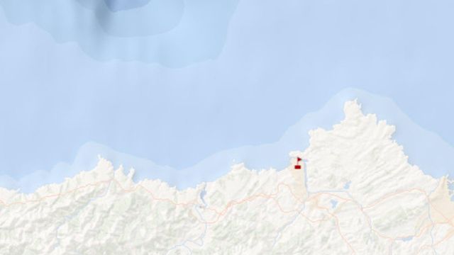 Rescatados ilesos los ocho tripulantes de un pesquero de Viveiro (Lugo) hundido en Asturias