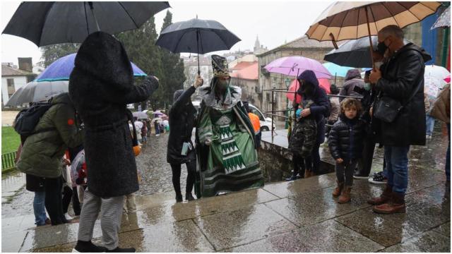 La llegada de los Reyes Magos a Bonaval.