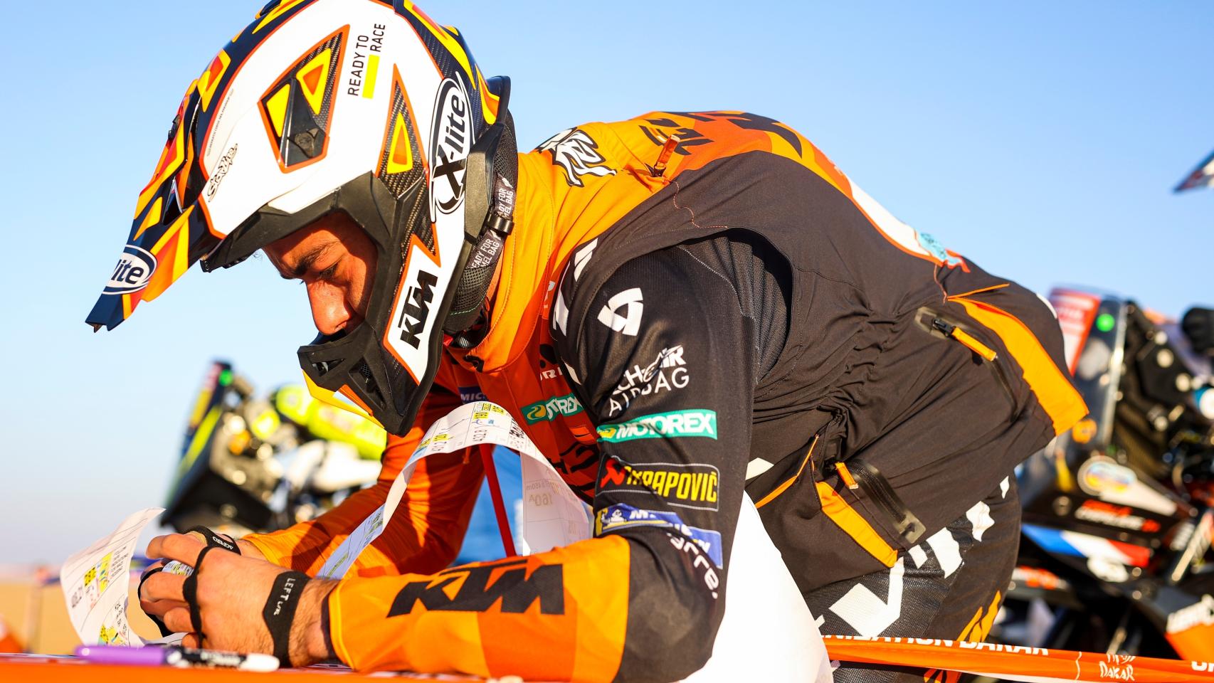 Danilo Petrucci en el Rally Dakar 2022