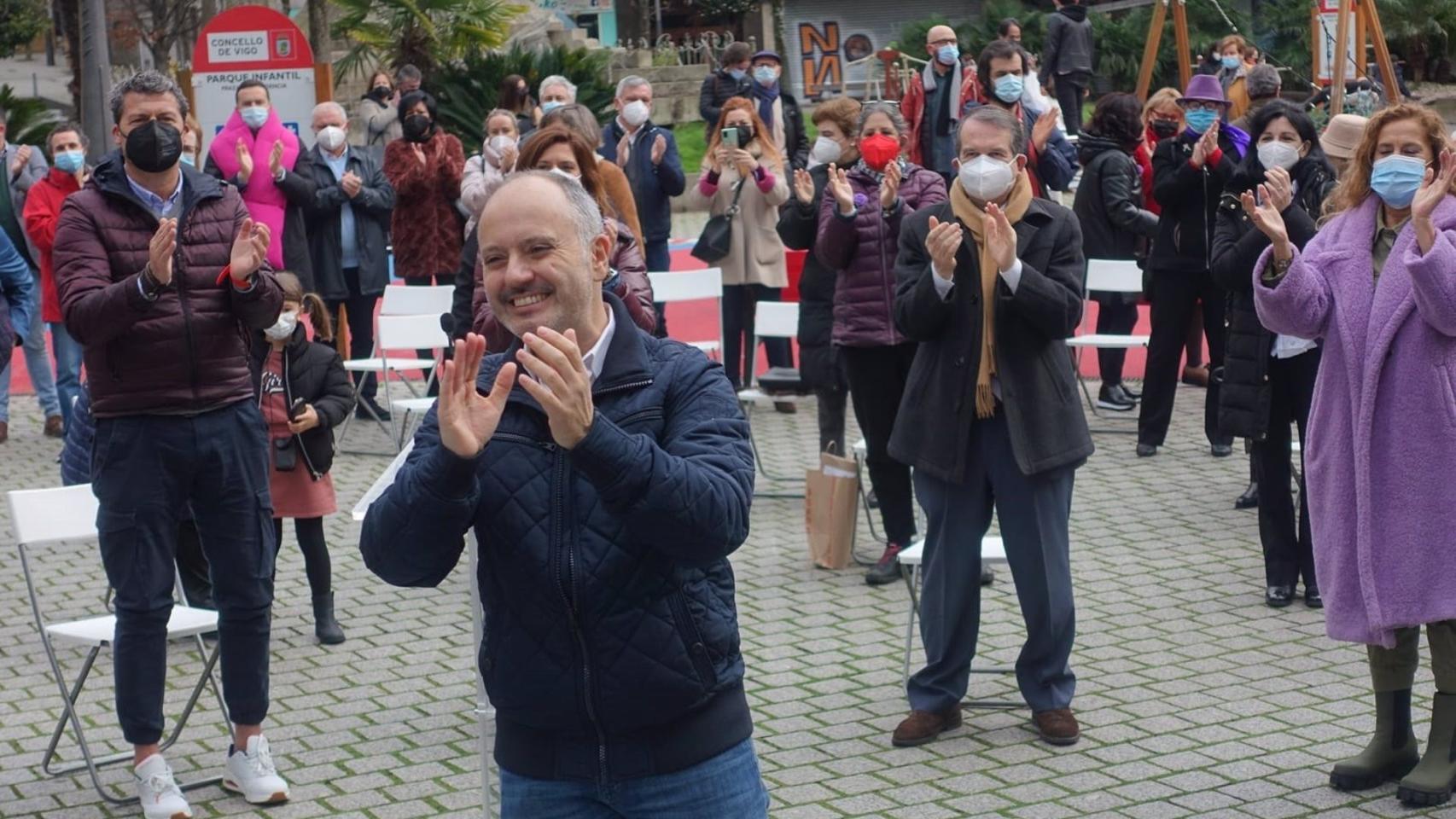 El secretario provincial del PSOE de Pontevedra, David Regades.
