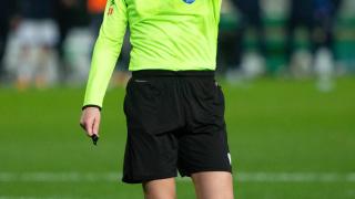 José Luis Munuera Montero, durante un partido de la Supercopa de España.