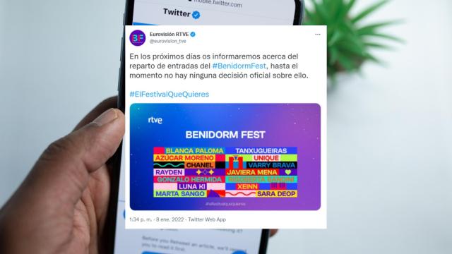 Polémica Benidorm Fest Twitter.