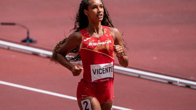 María Vicente en los Juegos Olímpicos de Tokio 2020
