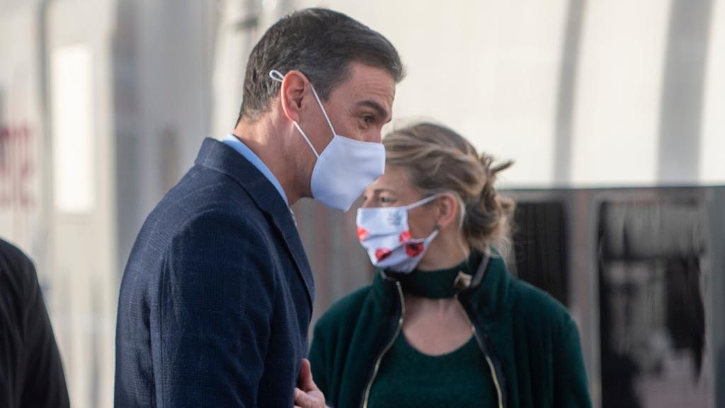 Pedro Sánchez y Yolanda Díaz.