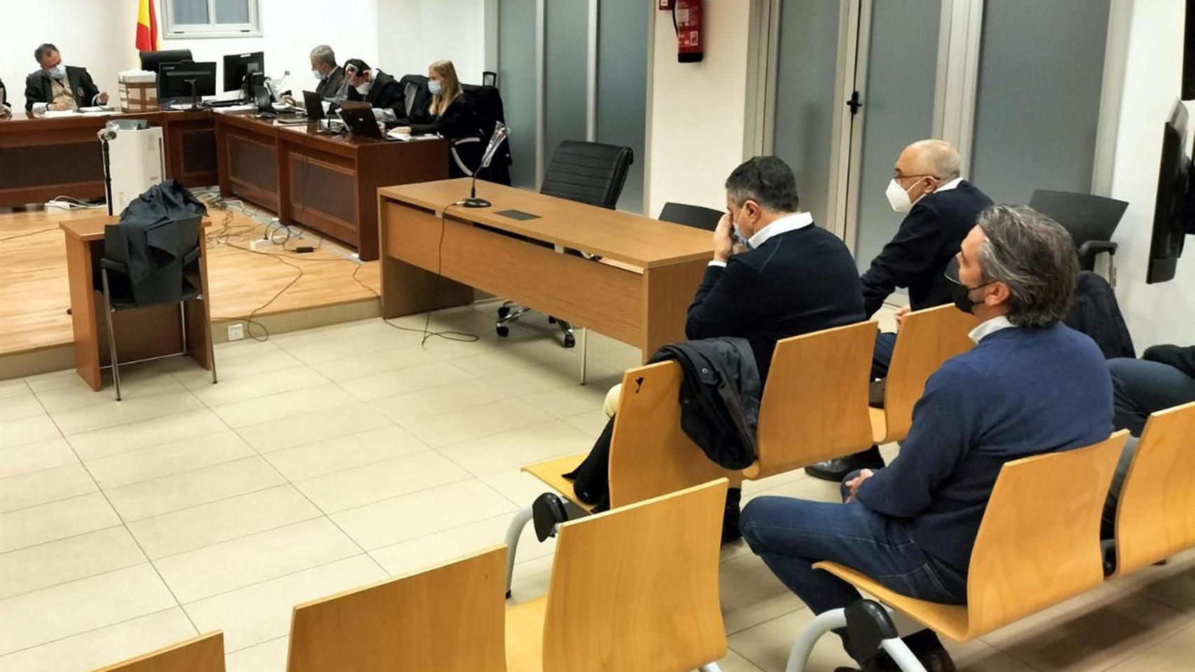 Inicio del juicio por el presunto amaño de obras del Plan E en Alicante, este martes.