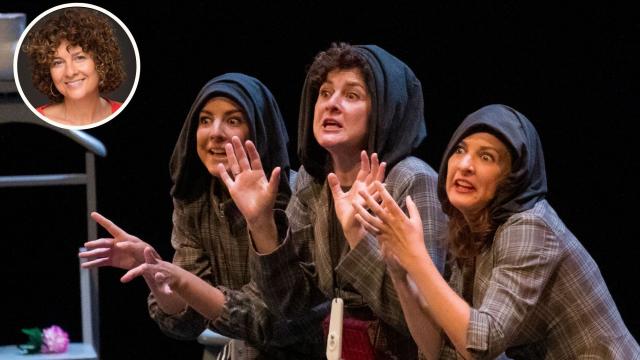 Collage con imágenes de la compañía Las niñas de Cádiz.