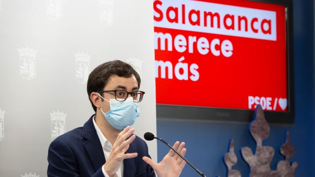 José Luis Mateos, portavoz municipal del PSOE en el Ayuntamiento de Salamanca