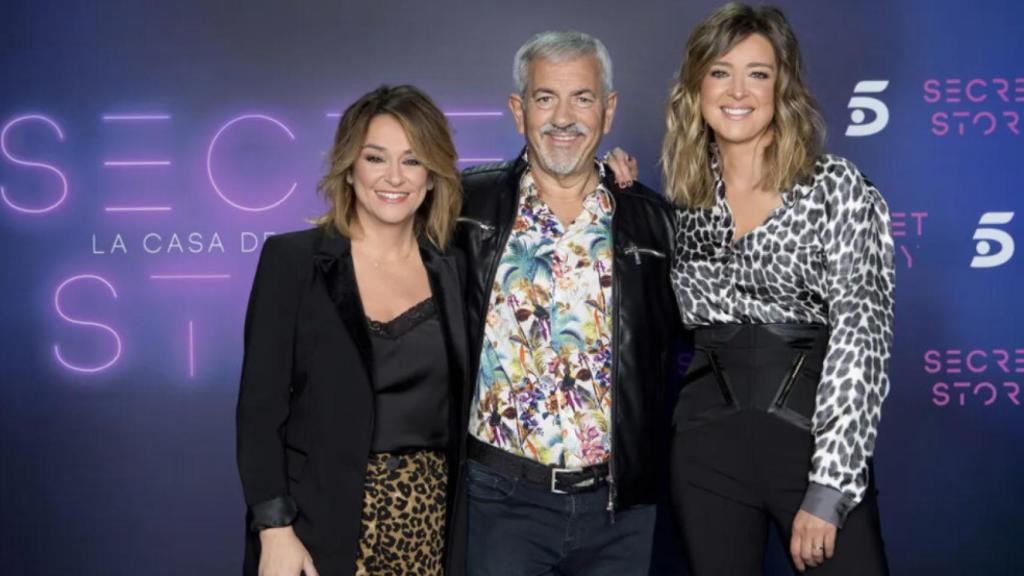 Toñi Moreno, Carlos Sobera y Sandra Barneda.