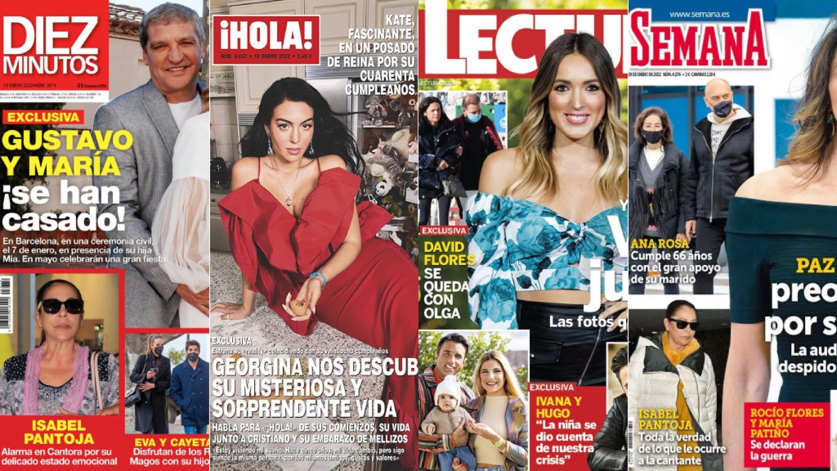 Portadas de las revistas del miércoles 12 de enero de 2022.