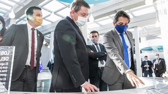 Imagen de la visita al Centro de Interpretación del Agua (CIAB)