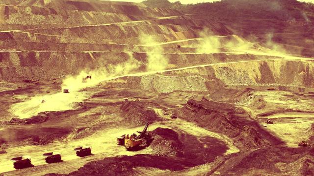 Una instalación minera en imagen de archivo.