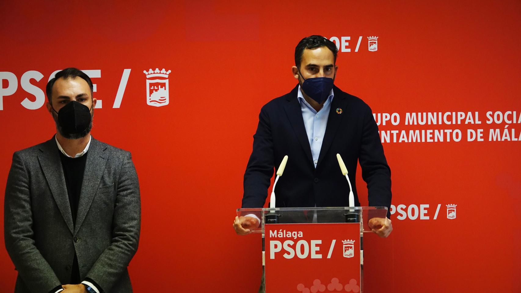Daniel Pérez, portavoz del PSOE en el Ayuntamiento de Málaga.