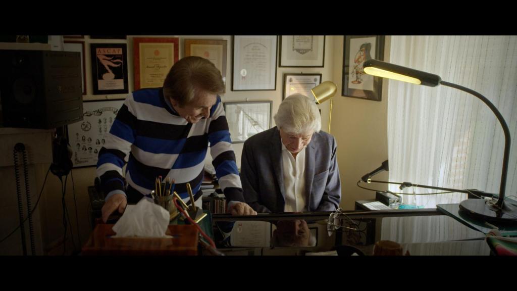 Raphael con Manuel Alejandro, principal compositor de sus canciones.