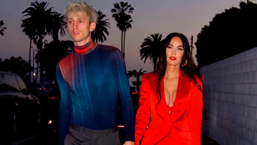 Megan Fox y Machine Gun Kelly en Santa Mónica.
