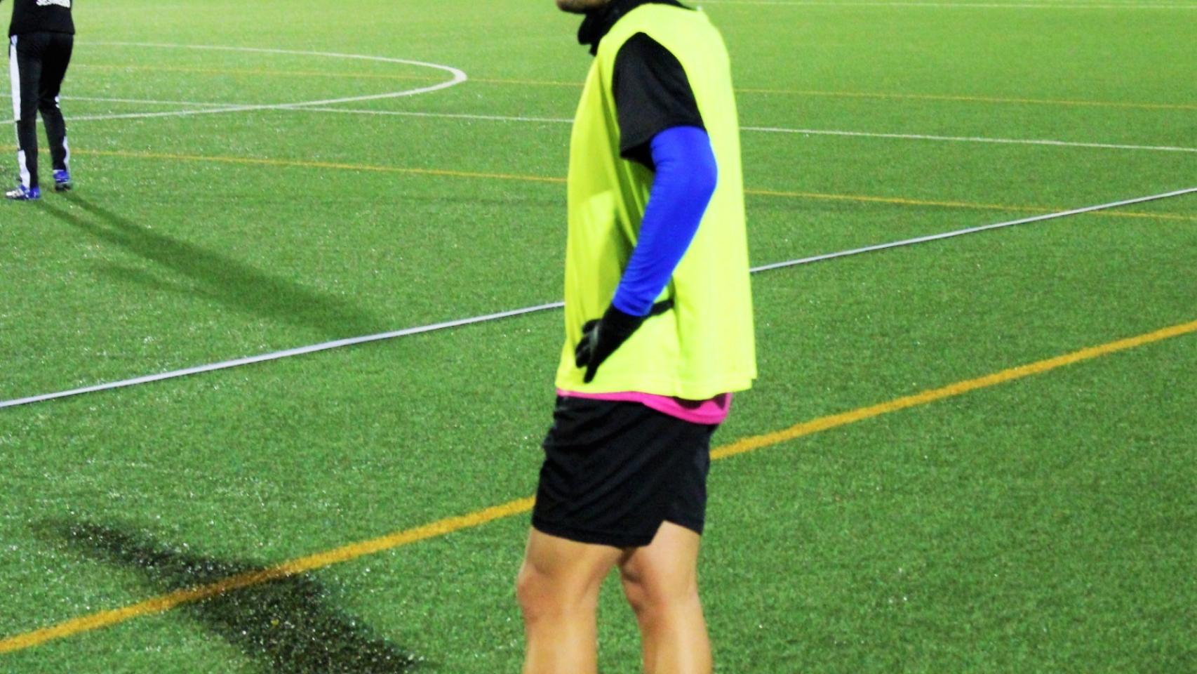 Pituli en un entrenamiento. Foto: Villacañas