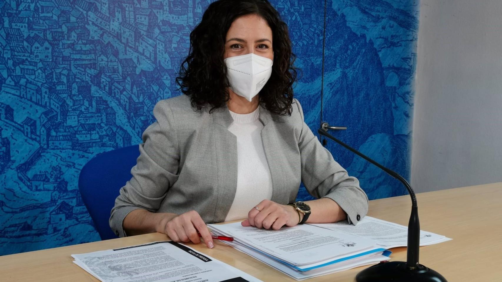 Noelia de la Cruz, portavoz del Ayuntamiento de Toledo.