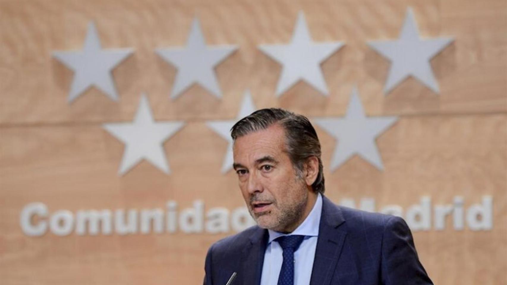El consejero de Presidencia, Justicia e Interior de la Comunidad de Madrid, Enrique López. EP