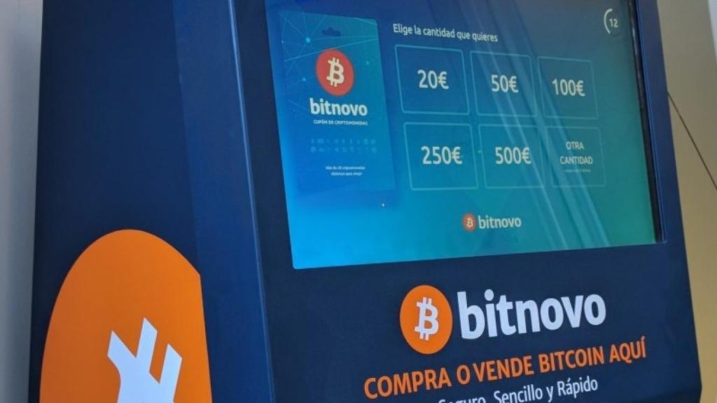 Cajero automático de criptomonedas de Bitnovo.