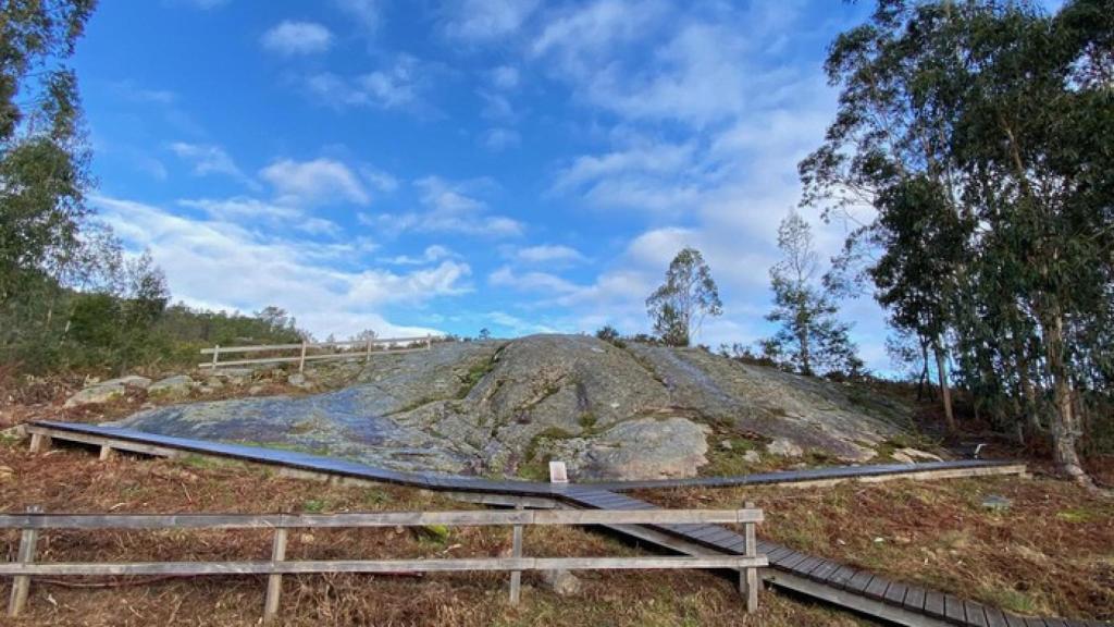 Uno de los yacimientos de Monte Penide. Imagen: Wikiloc