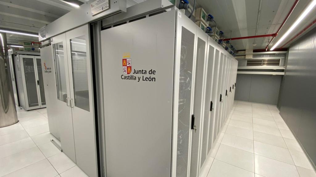 La sala técnica del CPD de Castilla y León.