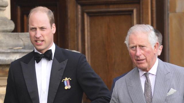 Los príncipes Carlos y Guillermo en una imagen de archivo.